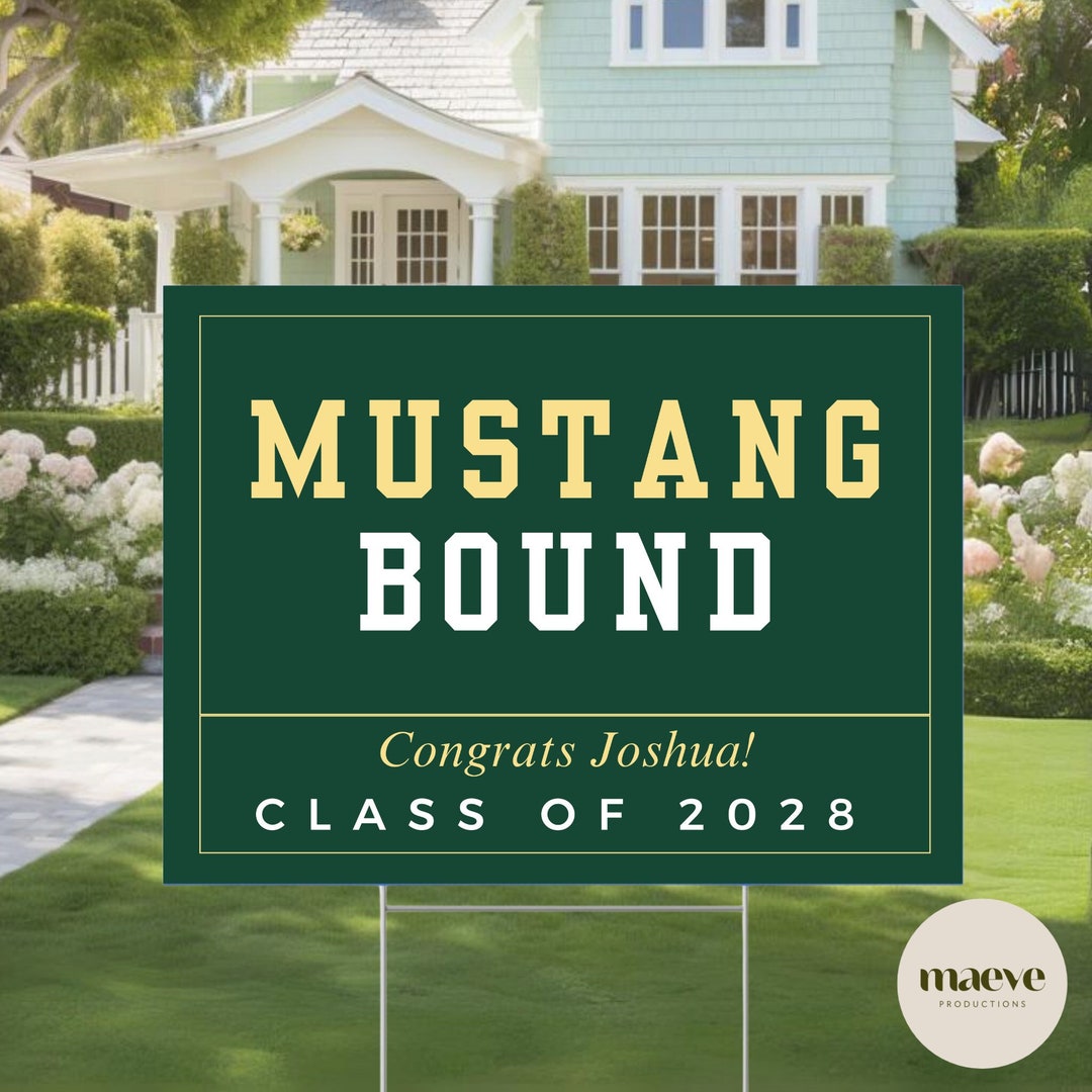 College Bound Sign Senior Graduation Yard Sign College Bound Gift ...