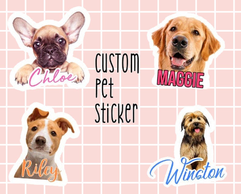 Pets Rectangular Note Sticker Stickers, Labels & Tags Paper Custom Pet Sticker! etna.com.pe