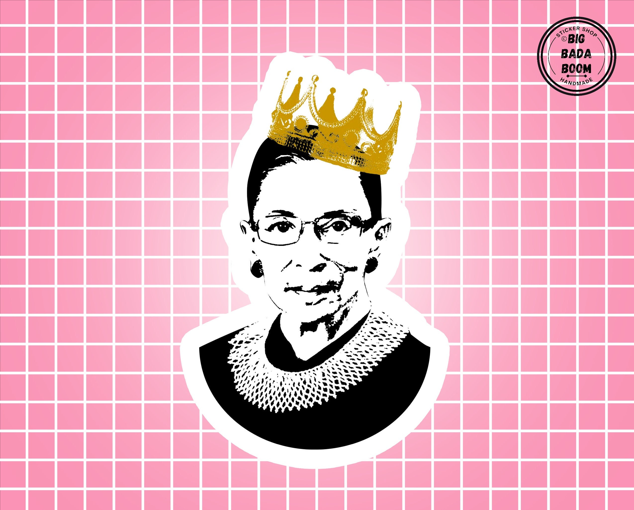 Notorious RBG Vinyl Sticker, Ruth Bader Ginsburg, RBG Quote, RBG Stic…