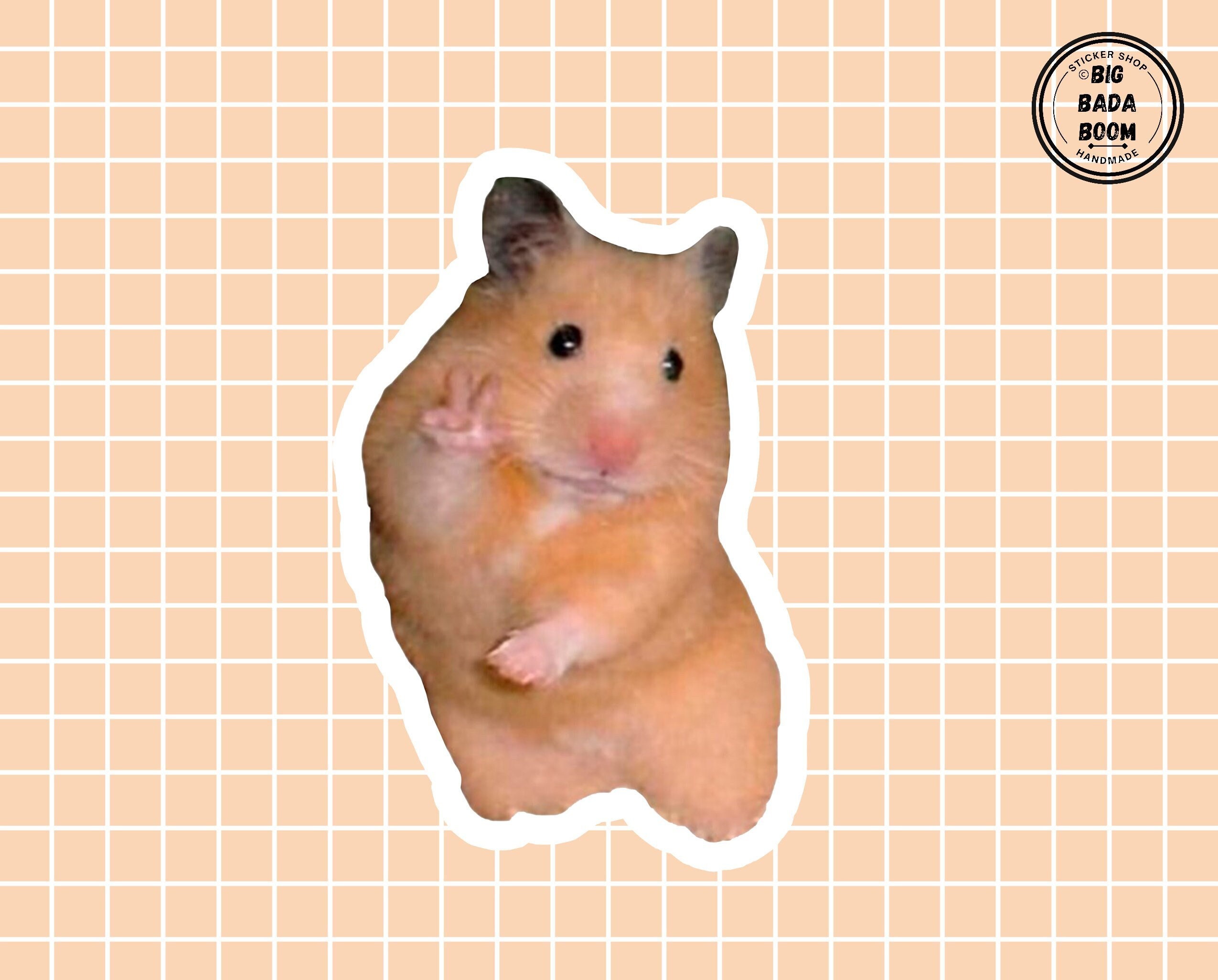 Funny Hamster Vinyl Sticker Hamster Meme Sticker Cute - Etsy Ireland Funny Hamster Vinyl Sticker Hamster Meme Sticker Cute - Etsy Ireland