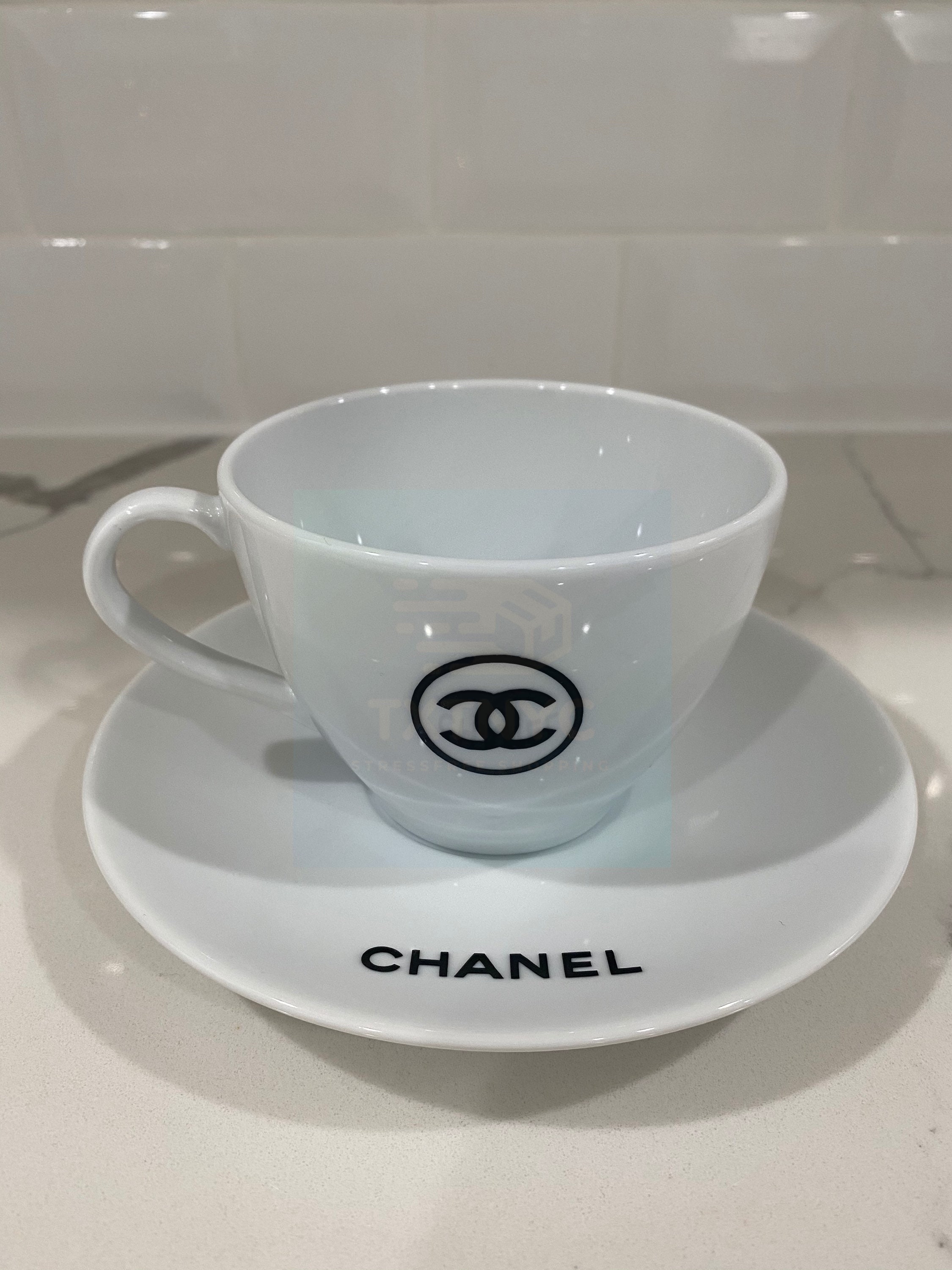 Chanel Tea Cup Set: Cup & Saucer