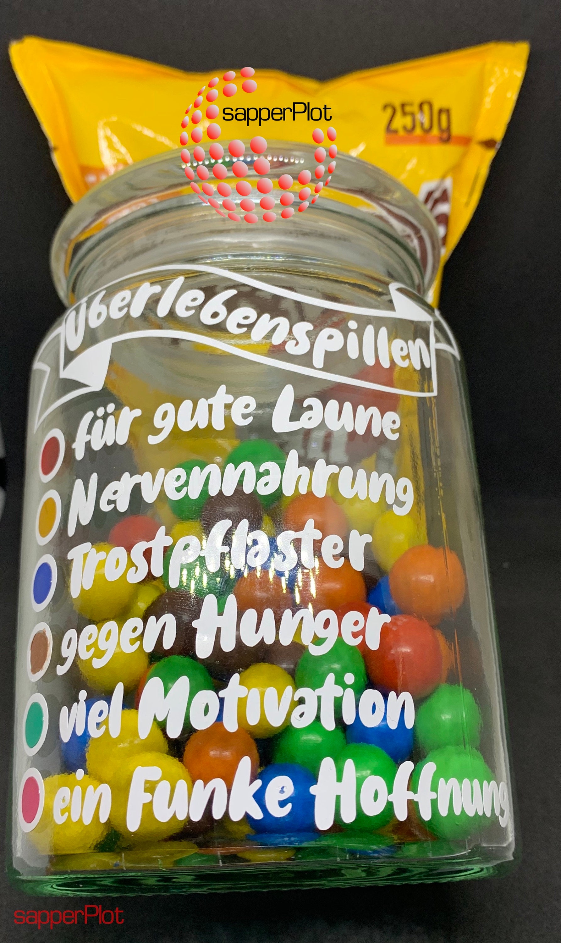 Ueberlebenspillen, Plotterdatei, SVG, DXF, M&Ms - Etsy Österreich
