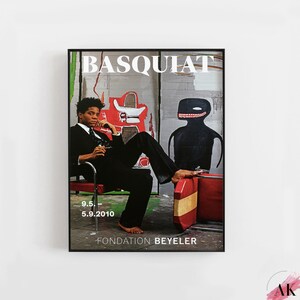 Details about  / Warhol Basquiat Art Exhibition Poster Vintage Print Jean-Michel Poster