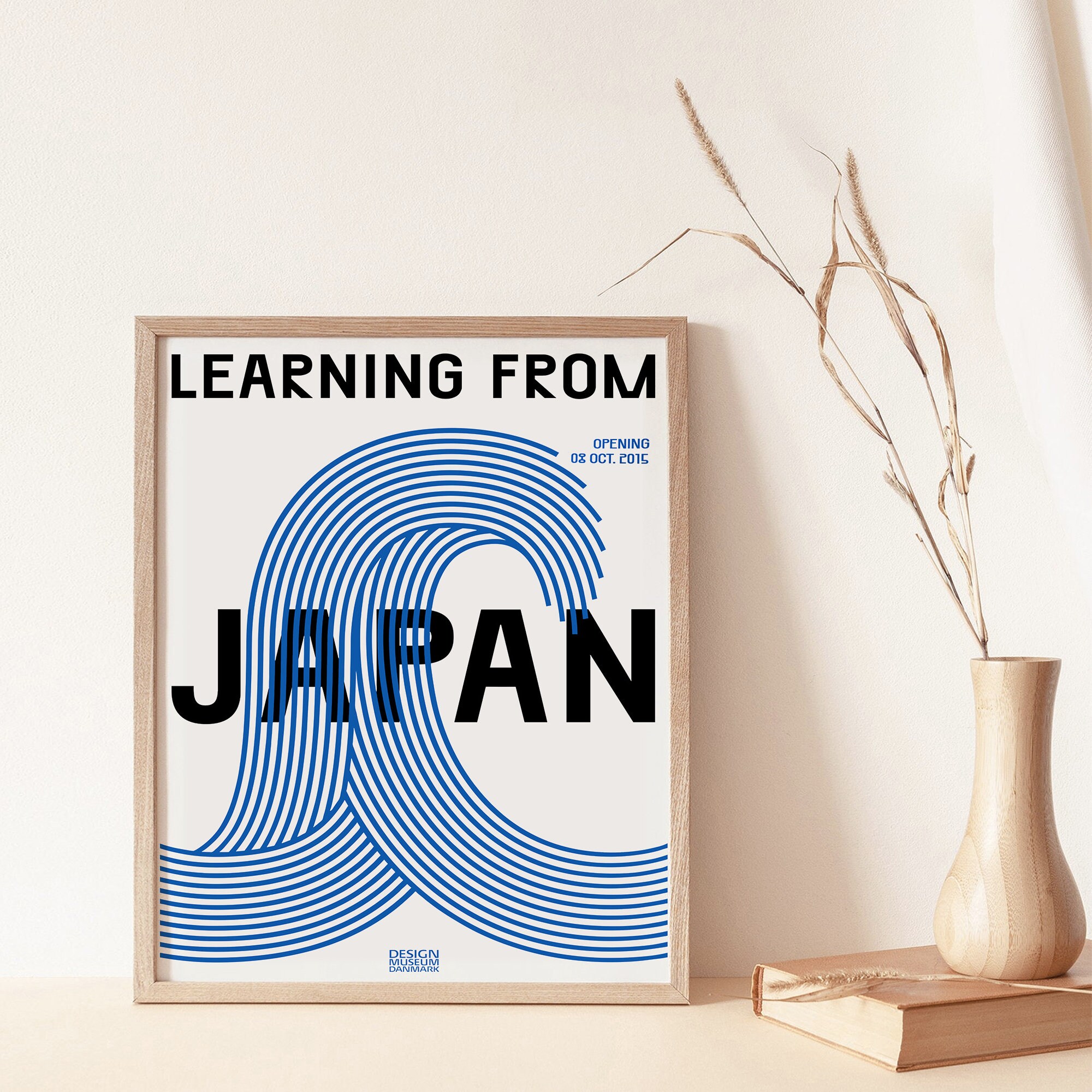 Learning from Japan Poster Japan Exhibition Poster Design Etsy