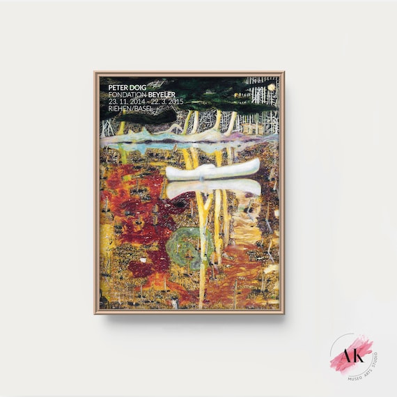 Peter Doig Poster Peter Doig Kunstdruck überschwemmt Etsy