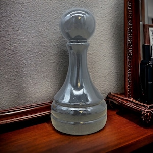LARGE Ceramic Pawn Chess Piece For Home Decor Interior Design, Chess set Tower Statue
