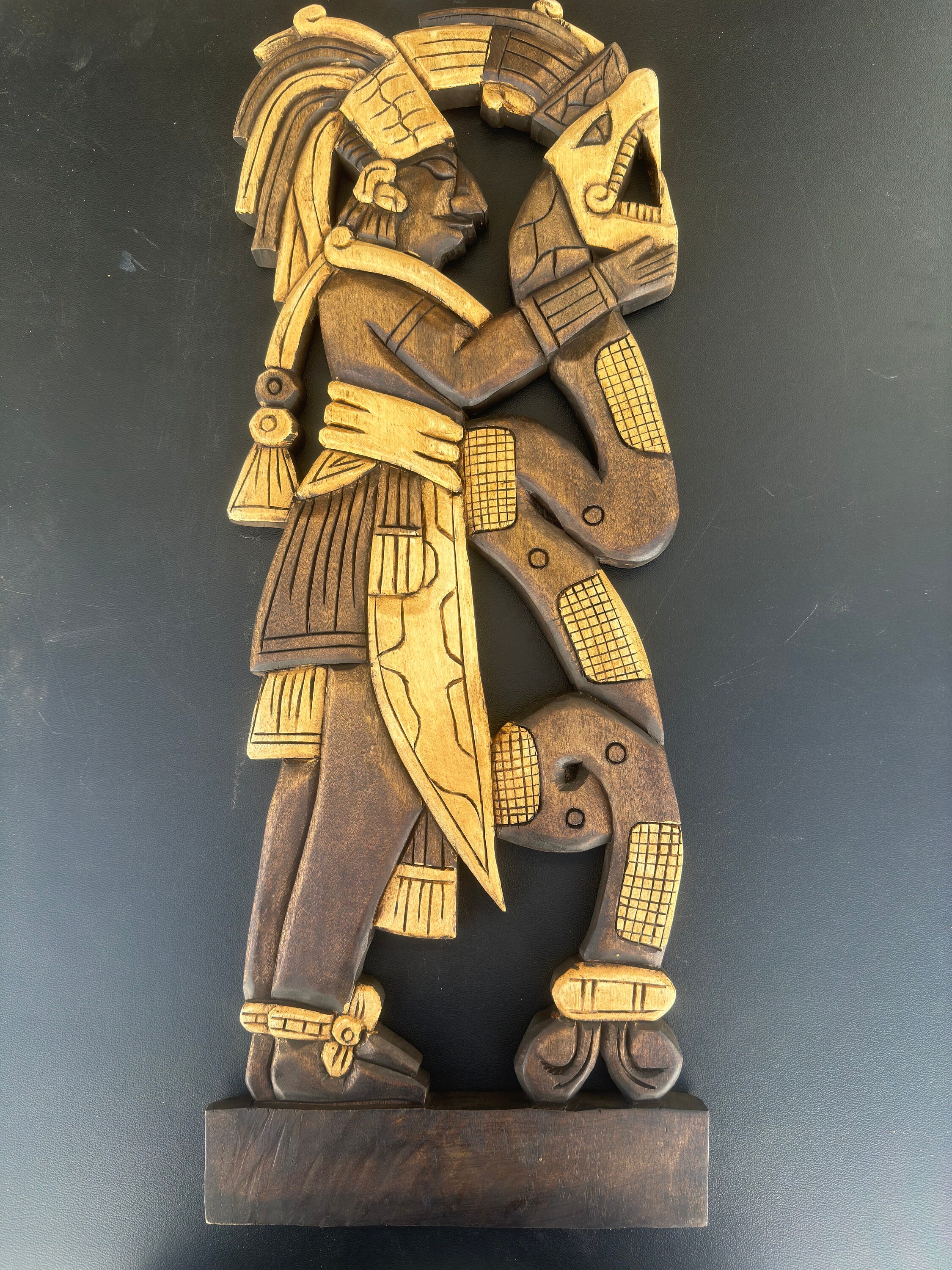 ⭐️良品⭐️メキシコ アマテ絵 2個セット ⭐️良品⭐️メキシコ アマテ絵 2個セット