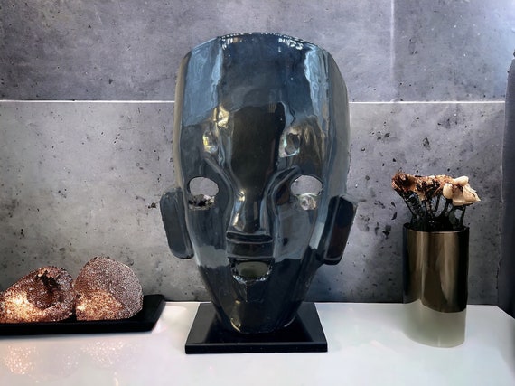 アステカの仮面、テオティワカンの葬祭用の仮面、モザイクの仮面