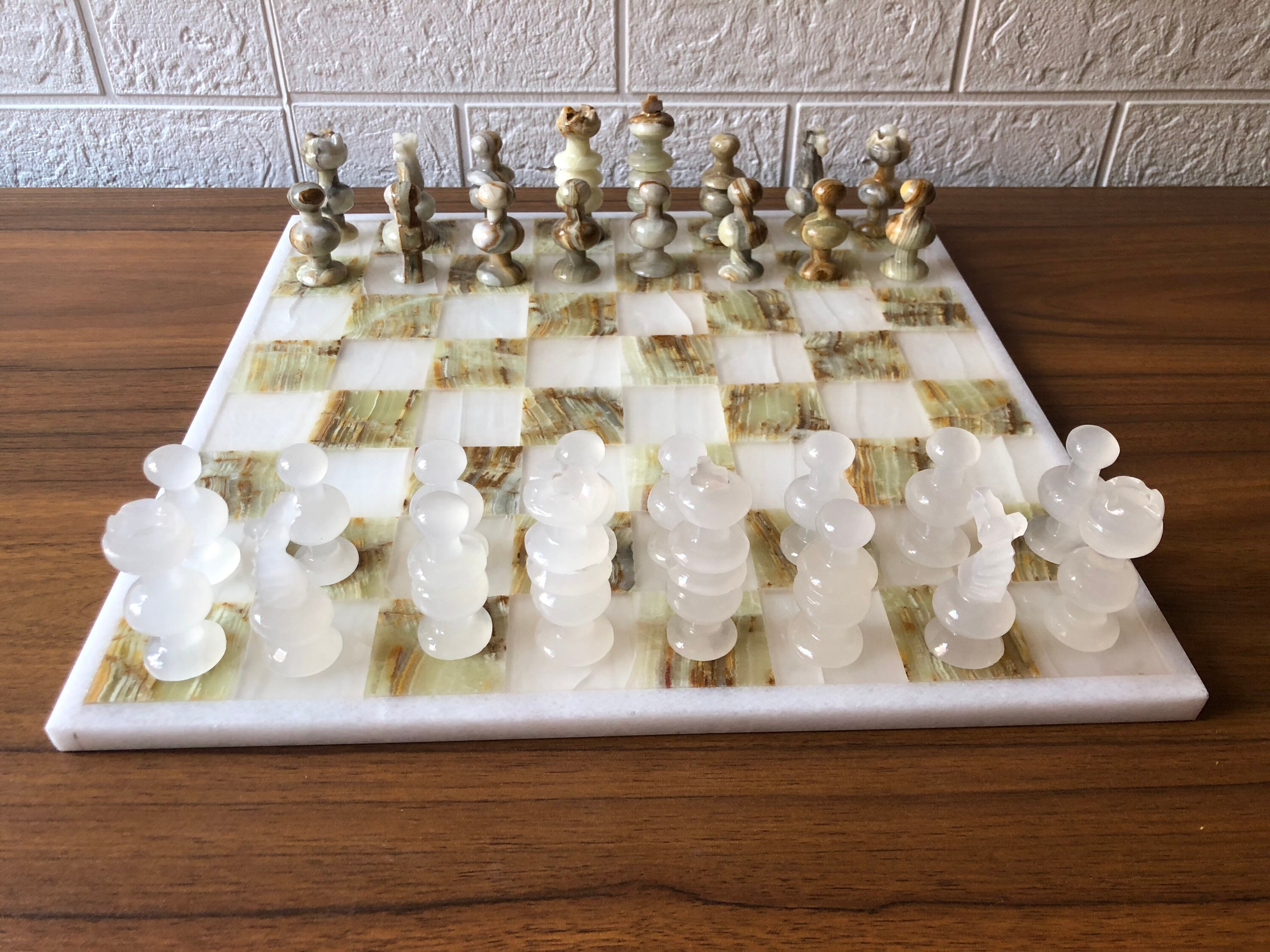 Rainha Xadrez Decorativa Branca Chess Luxo Resina 36 cm