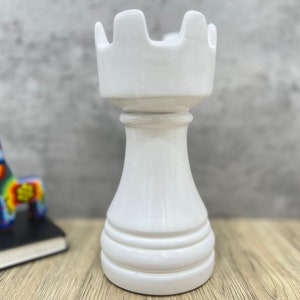 Premium Big Black And White Chess Piece Resin Statue Horse King Queen Home  Decor