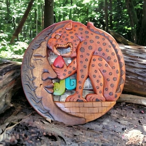 Aztec Art, Mayan art, Mexican painting, Prehispanic, Wood carving, Handcrafted ASK FOR CUSTOMIZE