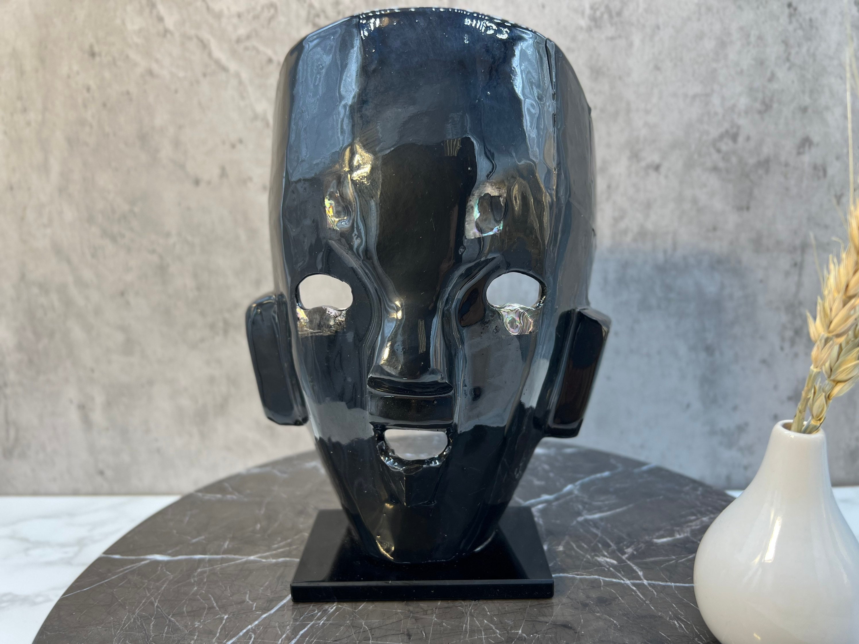 アステカの仮面、テオティワカンの葬祭用の仮面、モザイクの仮面