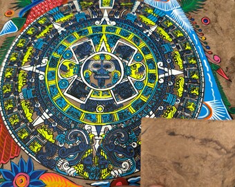 アマテ紙に描かれたアステカのカレンダー、メキシコ美術における