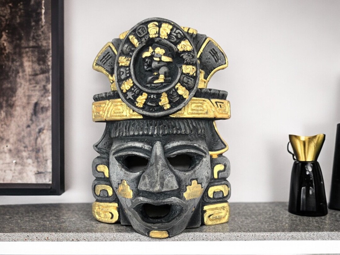 Prehispanic Mask, Ceremonies and Festivals Mayan Culture, Altar and ...