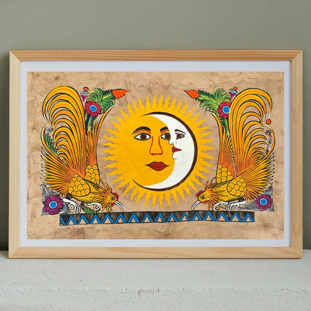 絵画 70s Mexican pair art 絵画 70s Mexican pair art 絵画 70s