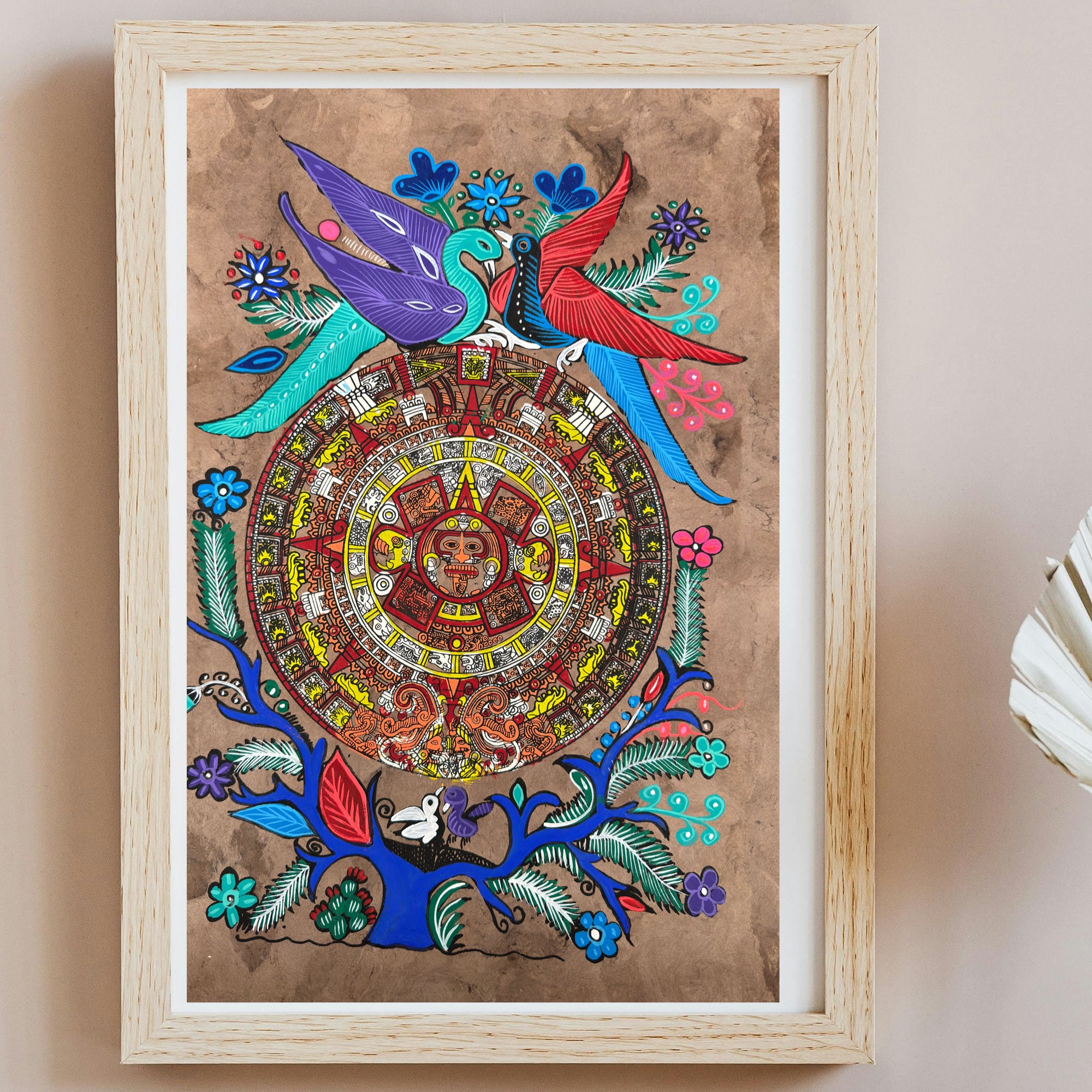 アステカ 太陽の石 アステカの暦石プレートメキシコカレンダー 金属製 レリーフ アステカ 太陽の石 アステカの暦石プレートメキシコカレンダー 金属製