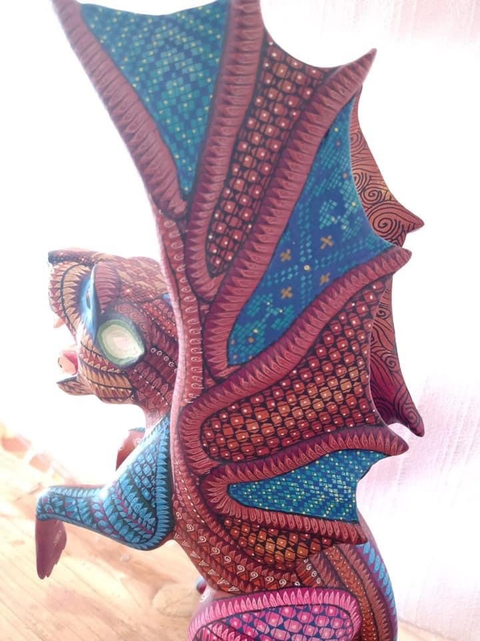 Panther Sculpture Wood Carving in Mexico Mexican art | Etsy