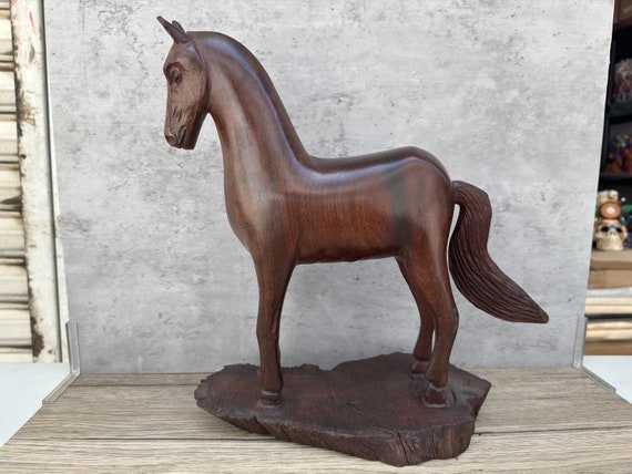 メキシコメイド古代馬の置物