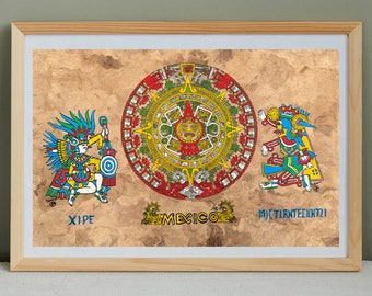 アマテ紙に描かれた鳥の絵、メキシコ美術におけるオリジナルのアマテ画
