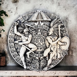 Decoración mexicana, Decoración mural maya, Kukulkan, Prehispánico, Piedra calendárica azteca