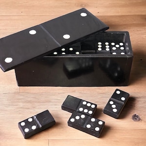 Domino Set Made Of Marble, Hand Carved And Elegant Design To Play And To Decor. From Puebla Mexico, Table Games, Family Games. Perfect Gift