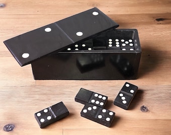Domino Set Made Of Marble, Hand Carved And Elegant Design To Play And To Decor. From Puebla Mexico, Table Games, Family Games. Perfect Gift