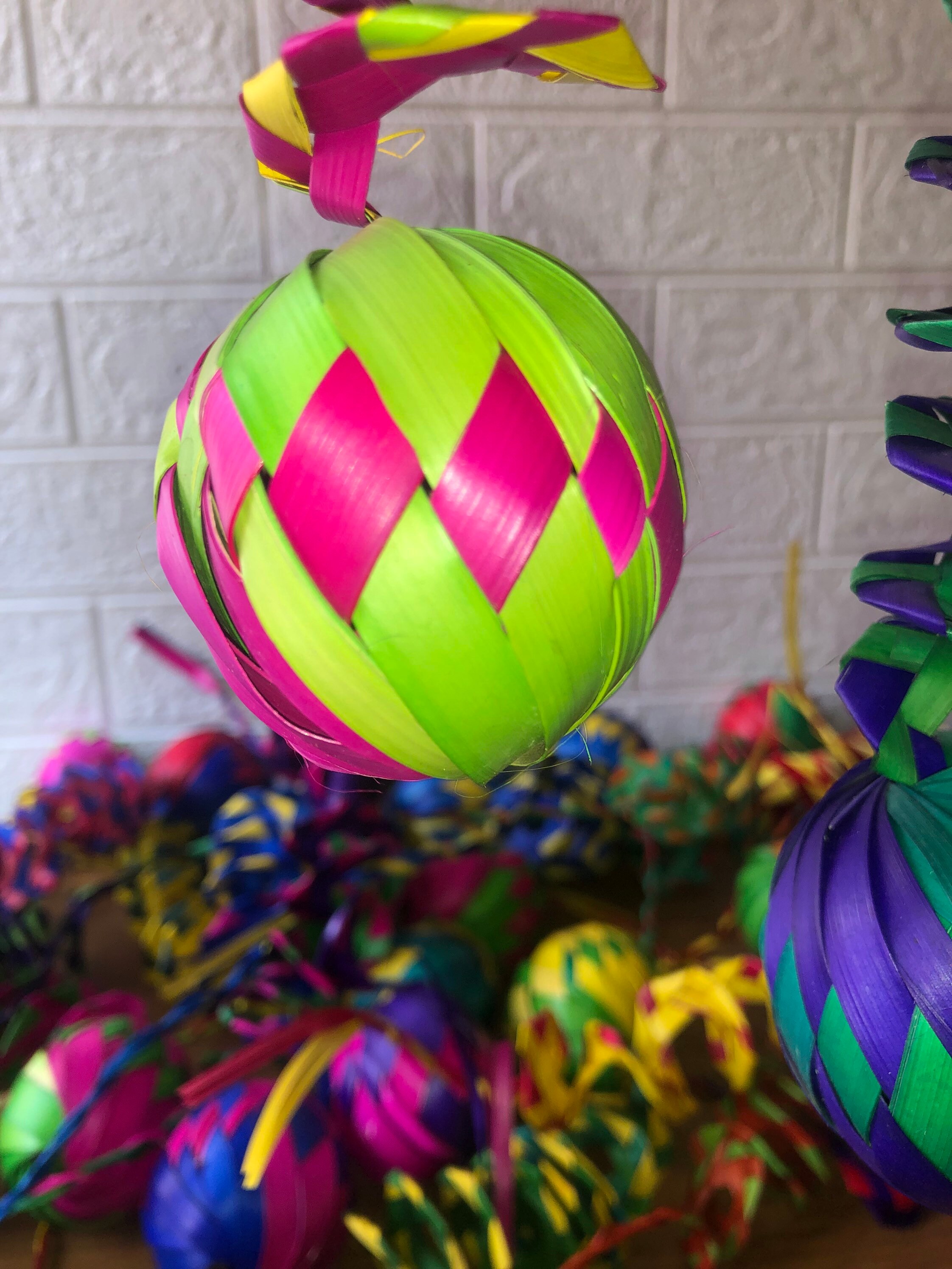 6 Christmas Ornaments Mexican Ornaments Mexican Christmas - Etsy