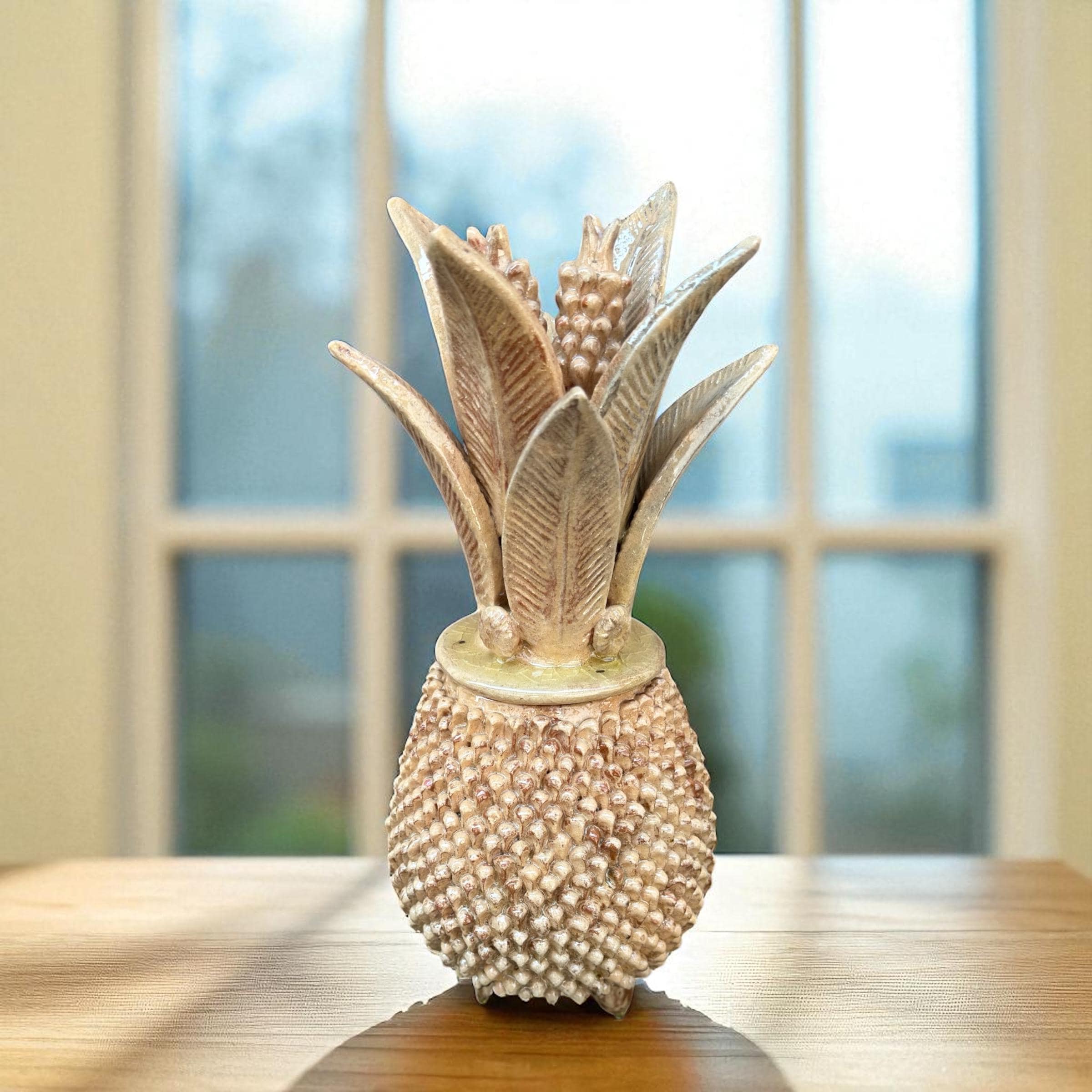 メキシコの陶器、パイナップルの装飾、メキシコの装飾、パイナップルの