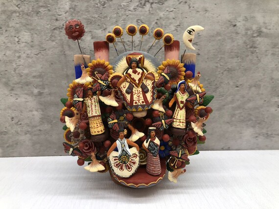 Mexican Folklore Mariachi Tree of Life, Arbol De La Vida, Handmade