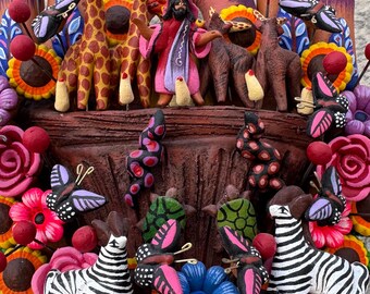 The Arc of Moises, Animals Candle Holder, Tree of Life, Candelabra