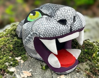 Large Jaguar Head Statue Mexican Folk Art Alebrije Sculpture, Wooden Panther Decoration Figurine, Made Of Wood Carved By Hand WE CUSTOMIZE
