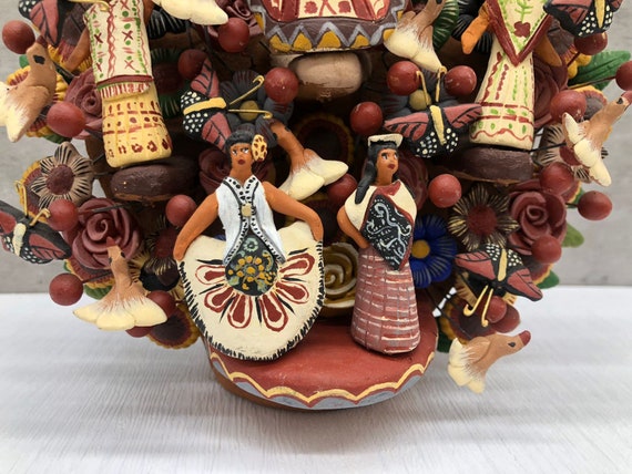 Mexican Folklore Mariachi Tree of Life, Arbol De La Vida, Handmade