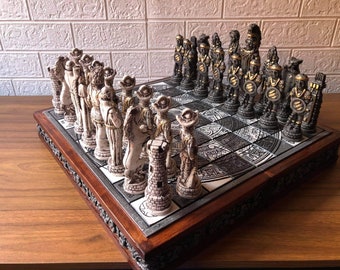 aztec enochian chess board