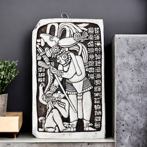 Mexican decoration, Mayan wall decor, Prehispanic, Mayan art, Mexican wall art