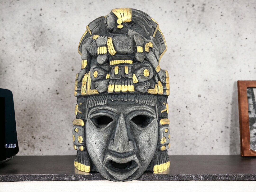Prehispanic Mask, Ceremonies and Festivals Mayan Culture, Altar and ...