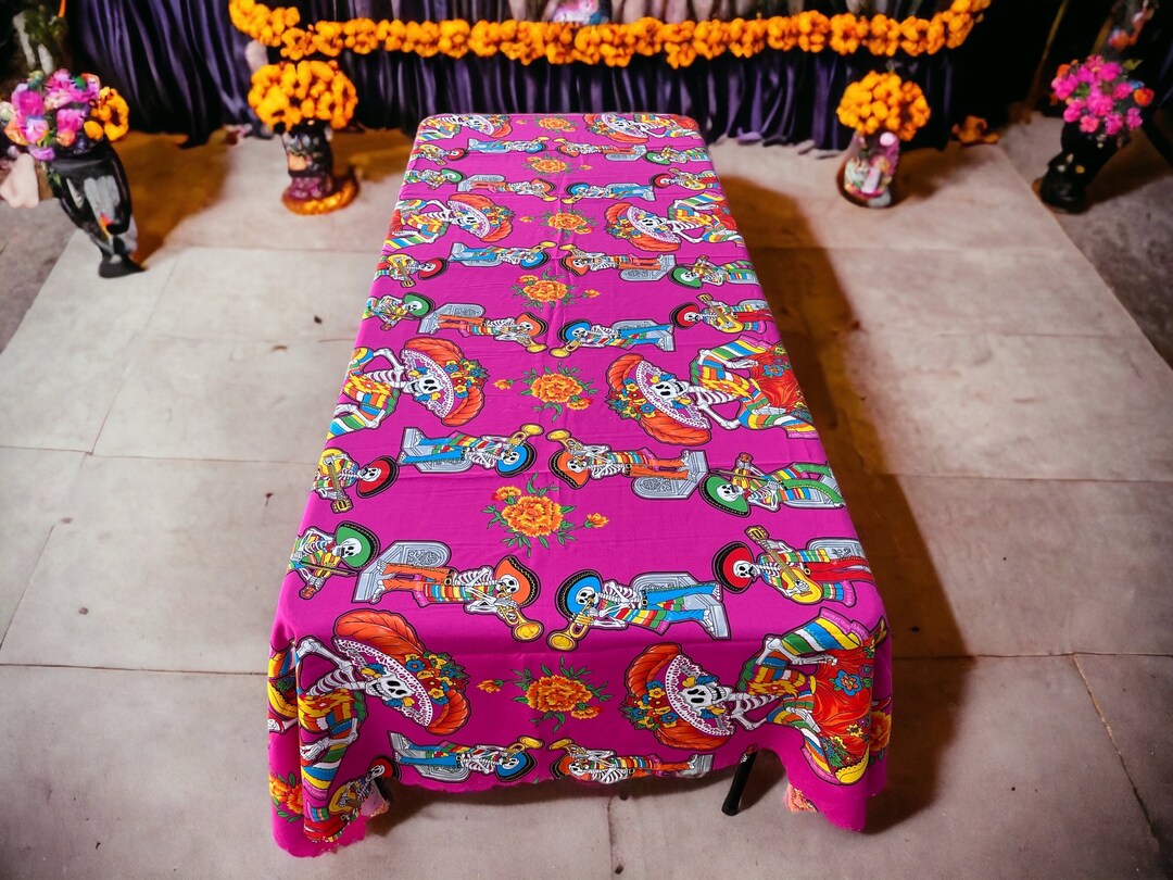 D A De Los Muertos Table Cover Sugar Skull Design Festive Mexican Il 1080xN.5415352169 Ma8c