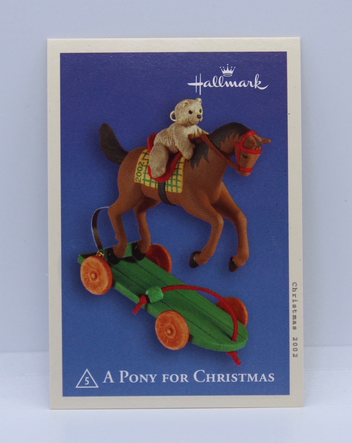 Hallmark Keepsake Ornament A Pony for Christmas 5 in Series Etsy