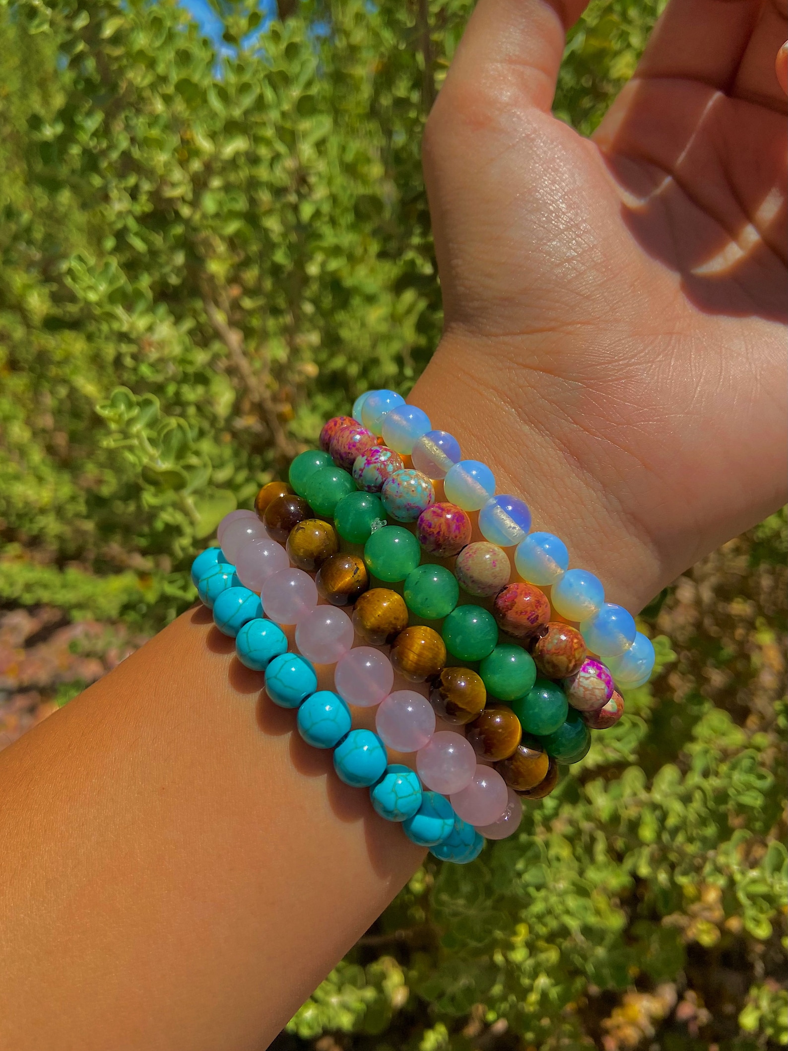 Adjustable Healing Crystal Bracelets 8mm Genuine Crystal Etsy