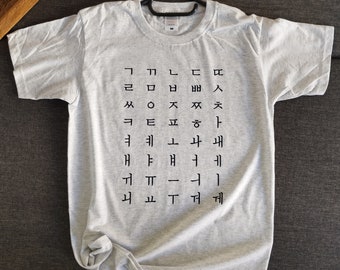 Koreanisches Hangul Shirt, Hangeul T-Shirt, Korea Kleidung, Kpop Kdrama Mode, Koreanisches Sweatshirt, I love Seoul, I love Korea, Sprache