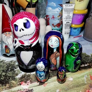 nightmare before christmas nesting dolls