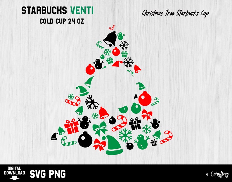 Download Christmas Tree Starbucks Cup Svg Christmas Tree svg Cute ...