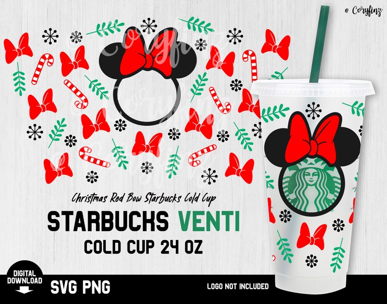 Download Christmas Red Bow Starbucks Cup Svg Red Bow Starbucks Cup ...