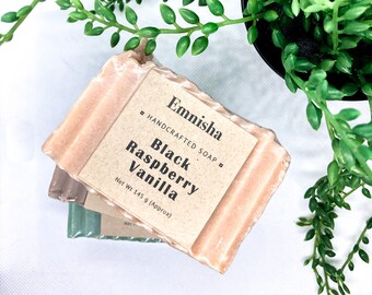 FREE SHIPPING | Black Raspberry Vanilla Soap | Vegan Soap