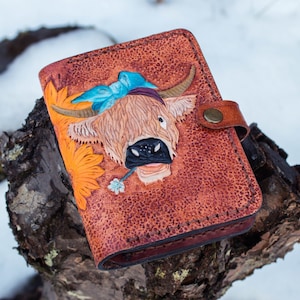 Titular de la tarjeta con herramientas de cuero hecho a mano, funda de tarjeta con herramientas, estuche de tarjeta de visita de cuero personalizado, billetera de tarjeta de crédito de cuero, estuche de tarjeta de vaca occidental