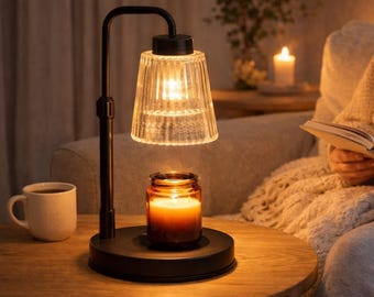 Candle Warmer Lamp with Timer & Dimmable Control | Flameless Wax Melt Warmer for Jar Candles | Housewarming Home Decor