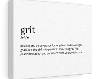 Grit Definition Printable Wall Art, Grit Print, Grit Poster, Grit Quote, Grit Declaration, Office Print, Dictionary Wall Art, Modern Decor