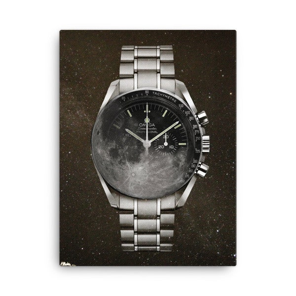 Omega Speedmaster Moonwatch Print, Watch Print, Horology Art, Horology Print, Bedroom Decor, Birthday Gift For Him, Fathers Day Gift