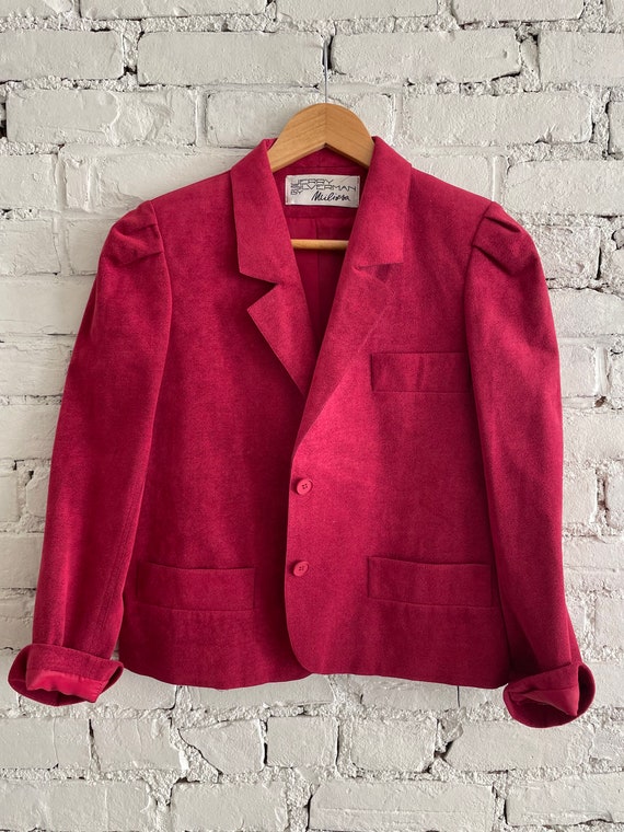 Vintage 70s Pink Suede Jacket