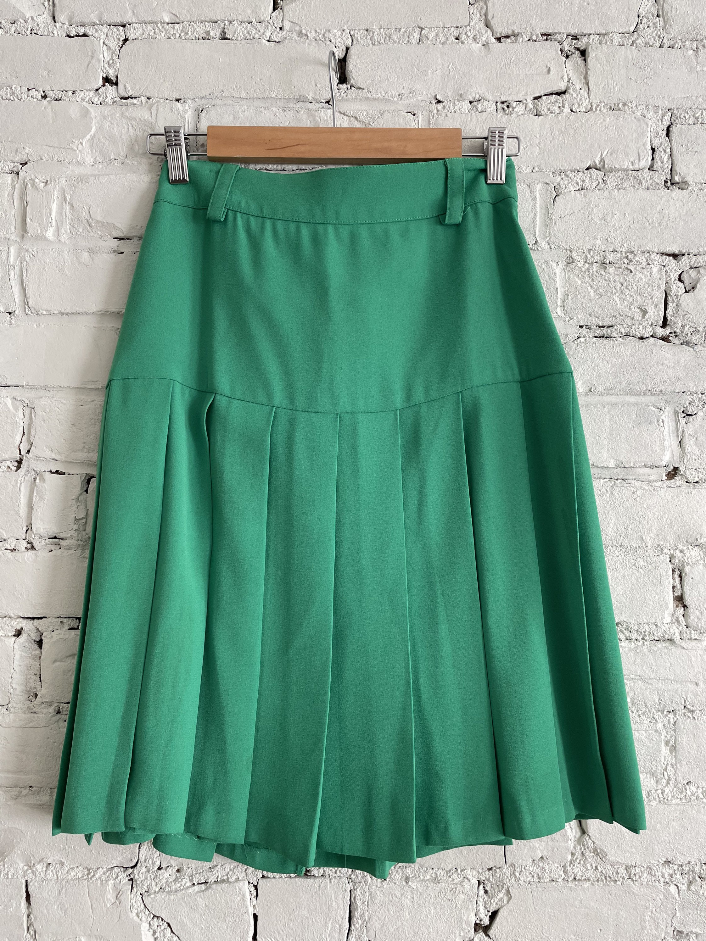 Vintage Pleated Mini Skirt Etsy