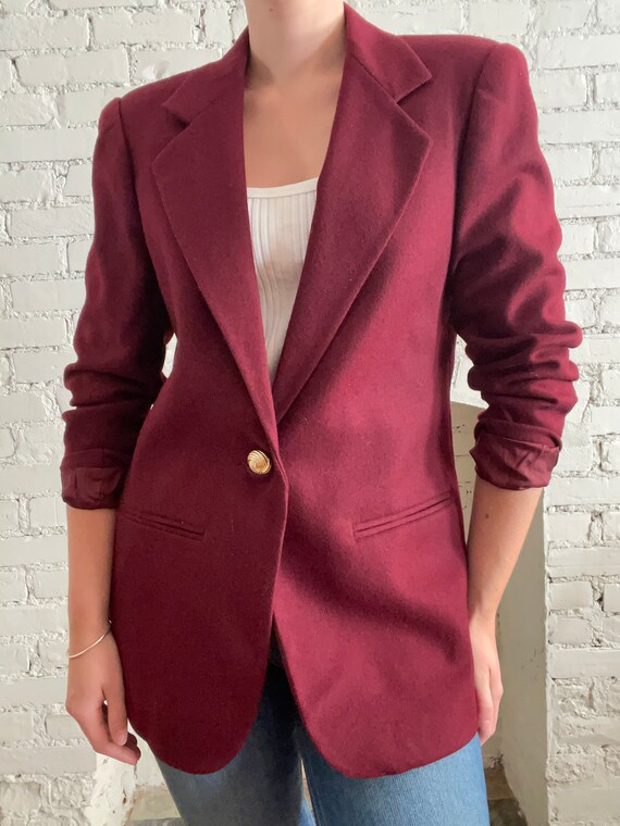 Vintage Wool Blazer - image 9